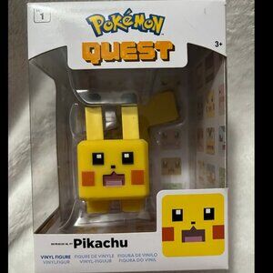 RARE RETIRED 2019 NEW Nintendo Pokemon Quest Pikachu Series 1 Vinyl Figure